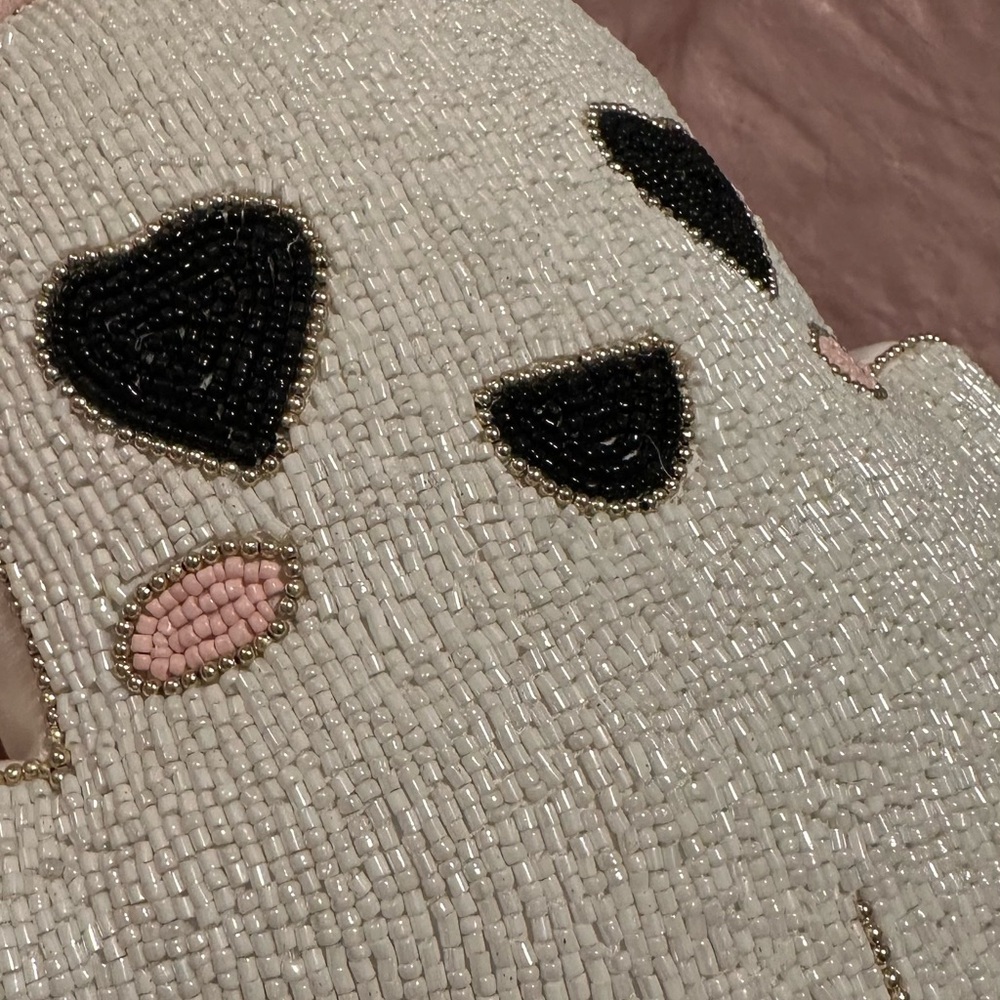 Cupcakes & Cashmere Beaded Halloween Pillow- Halloween Decor- Fall Decor